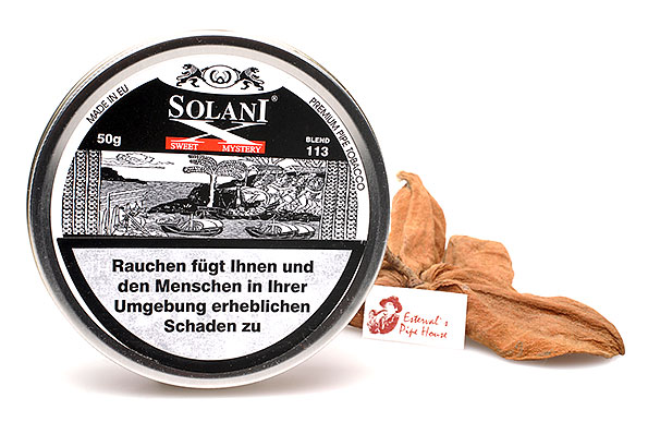Solani X-Mystery Blend 113 Pipe tobacco 50g Tin Solani X-Mystery Blend 113 Pipe tobacco 50g Tin
